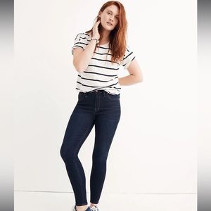 Madewell 9” High Rise Skinny Jeans | Tencel Dark Wash Magic Pockets | Size 27